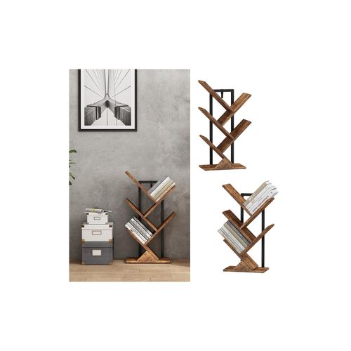 4066731384013 - Bücherregal Fyrk Antikholz Schwarz 34 x 71 cm 4066731384013 - Bücherregal Fyrk Antikholz Schwarz 34 x 71 cm