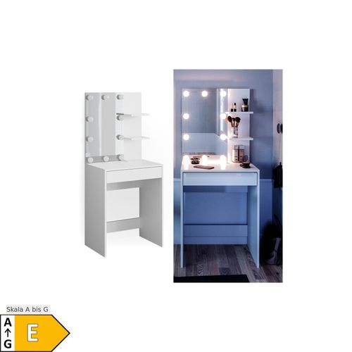 4251421951587 - Schminktisch Frisiertisch Schminkkommode Isabelle LED-Beleuchtung Kommode 4251421951587 - Schminktisch Frisiertisch Schminkkommode Isabelle LED-Beleuchtung Kommode