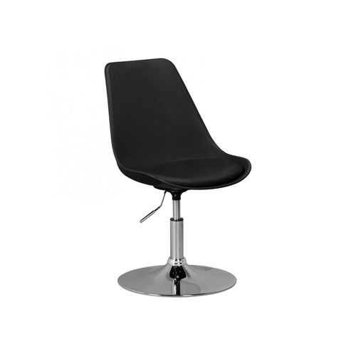4251745758374 - Trompetenstuhl mit Kunstlederbezug drehbar 110 kg Belastbarkeit chrom-finish Metallkonstruktion 4251745758374 - Trompetenstuhl mit Kunstlederbezug drehbar 110 kg Belastbarkeit chrom-finish Metallkonstruktion