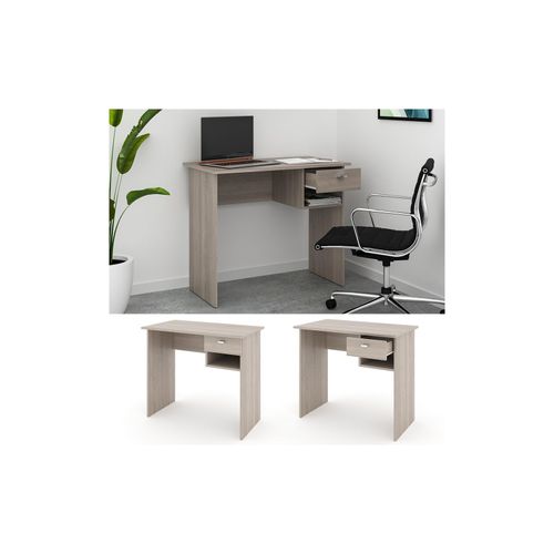 4251421934689 - VICCO Schreibtisch COLIN Sonoma Eiche Arbeitstisch Bürotisch Regal PC Tisch