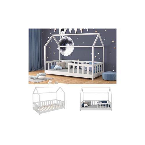 4066731278039 - Livinity Kinderbett Bettenhaus Einzelbett Michelle Weiß 160 x 80 cm modern Kinderzimmer Bett Lattenrost Rausfallschutz 4066731278039 - Livinity Kinderbett Bettenhaus Einzelbett Michelle Weiß 160 x 80 cm modern Kinderzimmer Bett Lattenrost Rausfallschutz