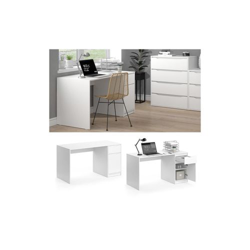 4251421952614 - Schreibtisch Bürotisch Computertisch Ruben 140x65cm Arbeitstisch Büromöbel