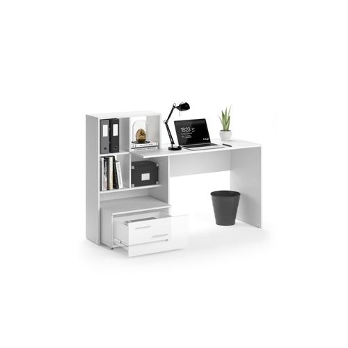 4251421960862 - VICCO Schreibtisch LORIS Weiß Computer Bürotisch PC Regal Schublade Arbeitstisch 4251421960862 - VICCO Schreibtisch LORIS Weiß Computer Bürotisch PC Regal Schublade Arbeitstisch
