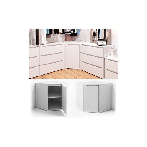 4251421932036 - VICCO Eck Kommode RUBEN Weiß Sideboard Mehrzweckschrank Schrank Kleiderschrank 4251421932036 - VICCO Eck Kommode RUBEN Weiß Sideboard Mehrzweckschrank Schrank Kleiderschrank