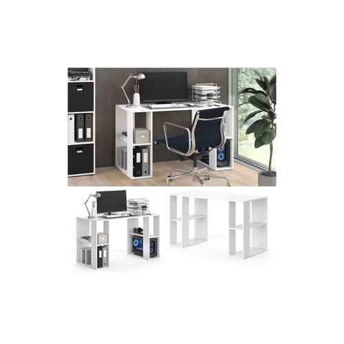 4251421949515 - Schreibtisch ARIAN Arbeitstisch Bürotisch Regal PC Tisch Schublade Ablage 4251421949515 - Schreibtisch ARIAN Arbeitstisch Bürotisch Regal PC Tisch Schublade Ablage