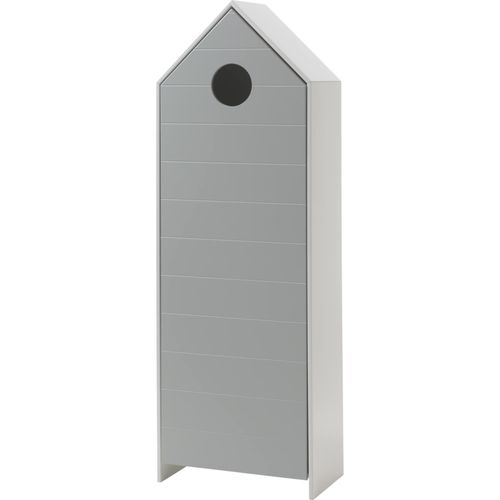 5420070232395 - Vipack CASAMI - Schrank mit Tür grau Rillenprofil waagerecht MDF lackiert 5420070232395 - Vipack CASAMI - Schrank mit Tür grau Rillenprofil waagerecht MDF lackiert