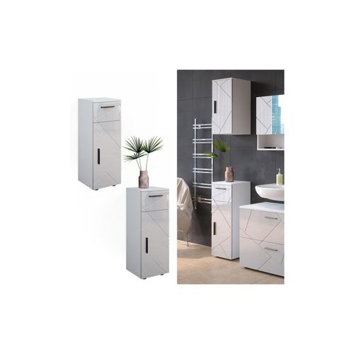 4066731227556 - Midischrank Badschrank Badezimmermöbel Irma Weiß Hochglanz modern 30x81 cm Badezimmer Schrank Badmöbel Schranktür Schrankfach Schrankschublade Ablage Aufbewahrung 4066731227556 - Midischrank Badschrank Badezimmermöbel Irma Weiß Hochglanz modern 30x81 cm Badezimmer Schrank Badmöbel Schranktür Schrankfach Schrankschublade Ablage Aufbewahrung
