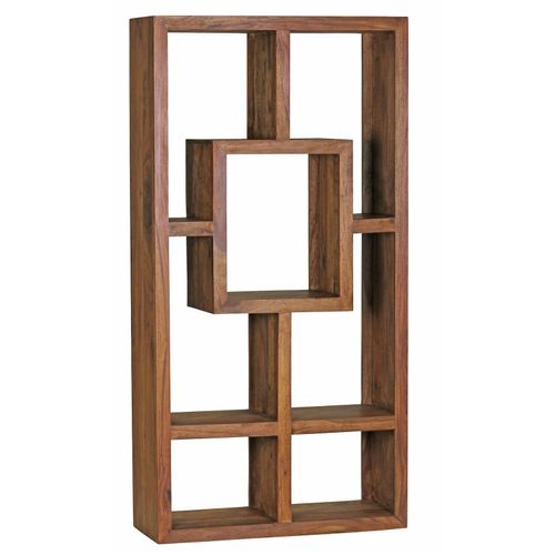 4255632531576 - Bücherregal NAKO Sheesham-Holz 90x180 cm Landhaus-Stil Ablagefächer 4255632531576 - Bücherregal NAKO Sheesham-Holz 90x180 cm Landhaus-Stil Ablagefächer