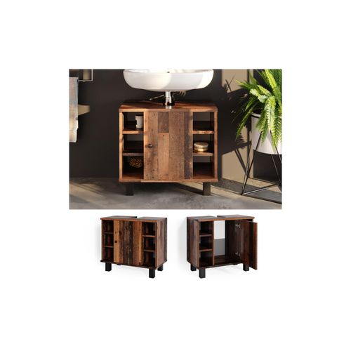 4251421976924 - Waschtischunterschrank Badschrank Unterschrank Fynn Old Style Badmöbel 4251421976924 - Waschtischunterschrank Badschrank Unterschrank Fynn Old Style Badmöbel
