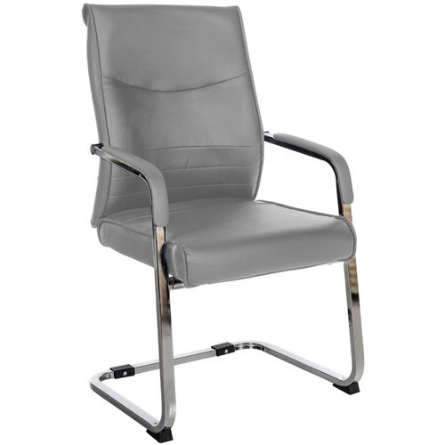 4251563402800 - Freischwinger Besucherstuhl Hobart I Stoff- oder Kunstlederbezug Chromgestell und Gepolsterte Armlehnen I Ergonomischer Schwingstuhl 4251563402800 - Freischwinger Besucherstuhl Hobart I Stoff- oder Kunstlederbezug Chromgestell und Gepolsterte Armlehnen I Ergonomischer Schwingstuhl