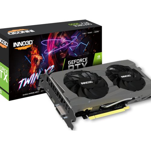 0835168003675 - INNO3D Grafikkarte GeForce RTX 3050 Twin X2 Grafikkarten eh13 Grafikkarten