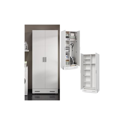 4251421969629 - Universalschrank Mehrzweckschrank Büroschrank Ingo Weiß 2 Türen Schublade 4251421969629 - Universalschrank Mehrzweckschrank Büroschrank Ingo Weiß 2 Türen Schublade
