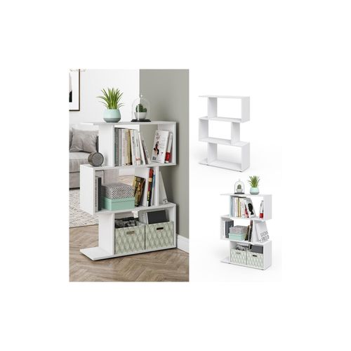 4251421923324 - VICCO Raumteiler LEVIO Weiß Regal Bücherregal Standregal Hochregal Wandregal 4251421923324 - VICCO Raumteiler LEVIO Weiß Regal Bücherregal Standregal Hochregal Wandregal