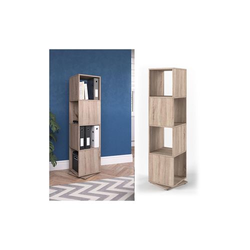 4251421912557 - Drehregal XXL Regal Ordnerregal Büroregal Standregal Akten Schrank Sonoma 4251421912557 - Drehregal XXL Regal Ordnerregal Büroregal Standregal Akten Schrank Sonoma