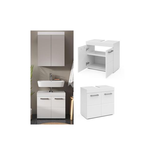 4066731196876 - Waschtischunterschrank Waschbeckenunterschrank Badschrank Luna Weiß Skandi 60x56 cm Badezimmer Schrank Badmöbel Schranktür Schrankfach Ablage Aufbewahrung 4066731196876 - Waschtischunterschrank Waschbeckenunterschrank Badschrank Luna Weiß Skandi 60x56 cm Badezimmer Schrank Badmöbel Schranktür Schrankfach Ablage Aufbewahrung