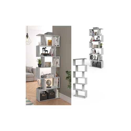 4251421918429 - Raumteiler Levio Bücherregal Standregal Aktenregal Hochregal Regal Beton 4251421918429 - Raumteiler Levio Bücherregal Standregal Aktenregal Hochregal Regal Beton