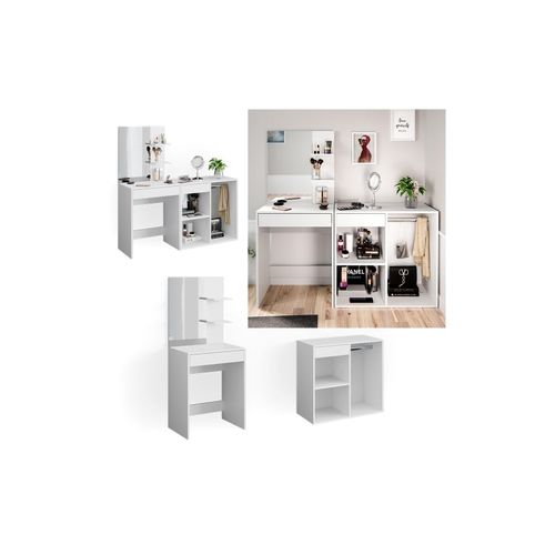 4251421951594 - Schminktisch Frisiertisch Schminkkommode Isabelle Beistellschrank Kommode