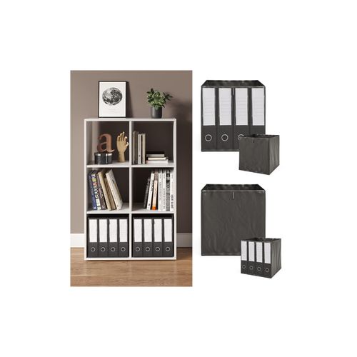 4066731049493 - Raumteiler Würfelregal Standregal Weiß Faltbox Wohnzimmer Regal 70x110 cm modern Ablage 6 Fächer Dekoregal Ordnerregal Aufbewahrung 4066731049493 - Raumteiler Würfelregal Standregal Weiß Faltbox Wohnzimmer Regal 70x110 cm modern Ablage 6 Fächer Dekoregal Ordnerregal Aufbewahrung