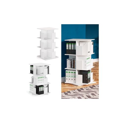 4251421964860 - Ordnerregal Alfa Standregal Büroregal Aktenregal Ablage Bücherregal Weiß 4251421964860 - Ordnerregal Alfa Standregal Büroregal Aktenregal Ablage Bücherregal Weiß