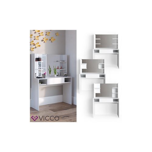 4251421936706 - VICCO Schminktisch DAENERYS Weiß Frisiertisch Kommode Frisierkommode Spiegel 4251421936706 - VICCO Schminktisch DAENERYS Weiß Frisiertisch Kommode Frisierkommode Spiegel