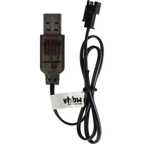 4065705698415 - Vhbw - USB-Ladekabel für RC-Akkus mit SM-2P-Anschluss RC-Modellbau Akkupacks - 60 cm 36 v