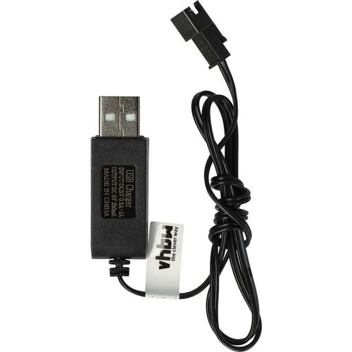 4065705698439 - Vhbw - USB-Ladekabel für RC-Akkus mit SM-2P-Anschluss RC-Modellbau Akkupacks - 60 cm 6 v