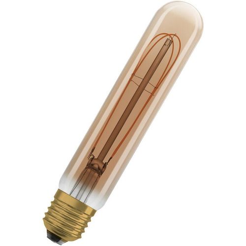 4099854091803 - Dimmbare LED-Lampen Vintage-Edition 40 Watts Ersatz E27 Tubular 2200 Kelvin Warm Comfort Light Klares Glas single Pack - Gold - Osram