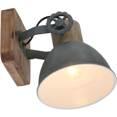 4059157137837 - Etc-shop - vintage Wand Leuchte Holz Spot Strahler Ess Zimmer Lampe verstellbar im Set inkl led Leuchtmittel