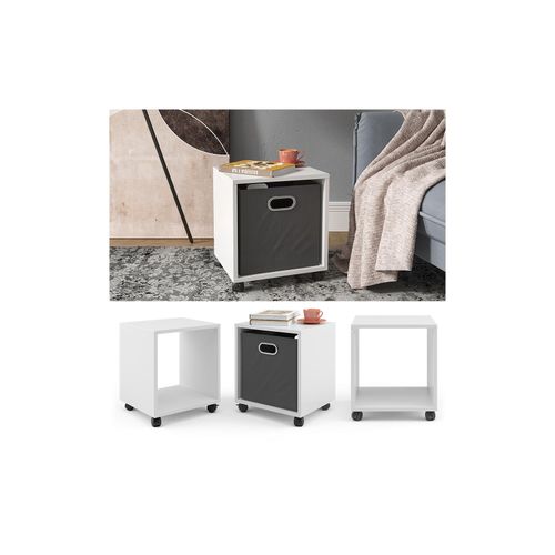 4251421949379 - Rollcontainer für Faltbox Bürocontainer 1 Fach Aktenregal Büroregal Regal