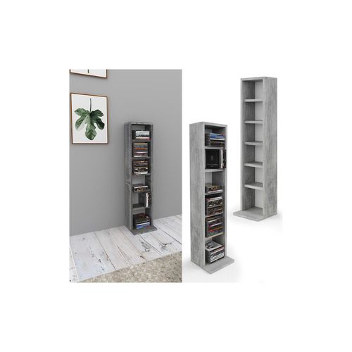4251421912601 - VICCO CD Regal DVD Ständer Beton Wandregal Hängeregal Bücherregal Büroregal 4251421912601 - VICCO CD Regal DVD Ständer Beton Wandregal Hängeregal Bücherregal Büroregal