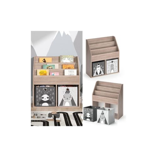 4066731034772 - Kinderregal Bücherregal Aufbewahrungsregal Luigi Sonoma Ablage Faltbox 4066731034772 - Kinderregal Bücherregal Aufbewahrungsregal Luigi Sonoma Ablage Faltbox