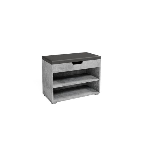 4251421901087 - VICCO Schuhbank Schuhschrank Schuhablage Sitzbank Klappdeckel 6 Paar Beton 4251421901087 - VICCO Schuhbank Schuhschrank Schuhablage Sitzbank Klappdeckel 6 Paar Beton