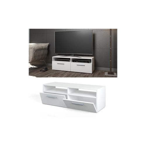4260486834537 - Lowboard Diego Fernsehschrank Sideboard TV Fernsehtisch Weiß Hochglanz 4260486834537 - Lowboard Diego Fernsehschrank Sideboard TV Fernsehtisch Weiß Hochglanz