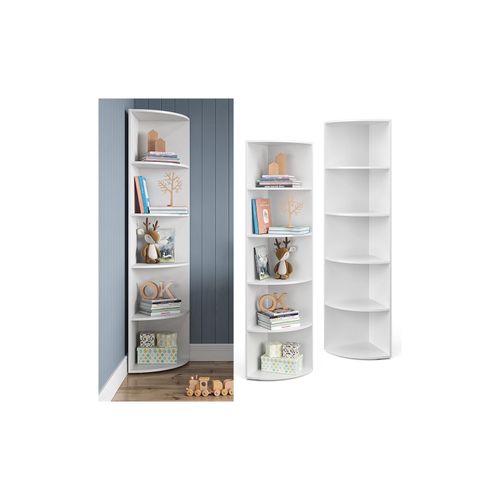 4066731040735 - Eckregal Kinderregal Kinderzimmerregal Ecki Weiß 180 x 40 cm Regal Ablage 4066731040735 - Eckregal Kinderregal Kinderzimmerregal Ecki Weiß 180 x 40 cm Regal Ablage