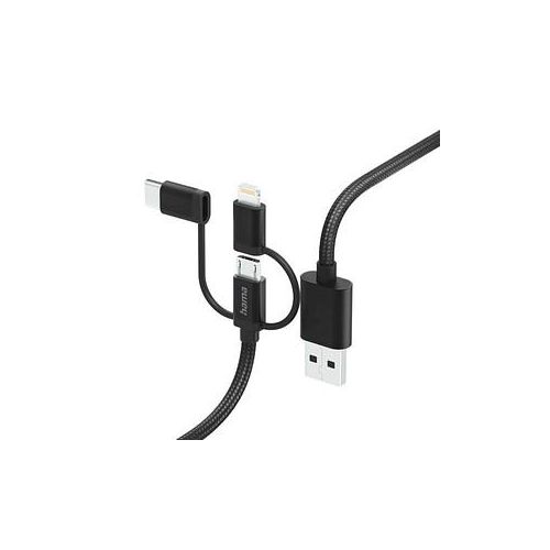 4047443486141 - Kabel Chrg Mult 3 in 1 USB-A - Micro-USB USB-C und Lightning 15 m nr