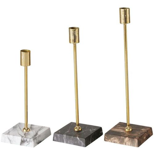 4066076253920 - Boltze Gruppe - Kerzenständer lagro Marmor-Optik 3er-Set 4066076253920 - Boltze Gruppe - Kerzenständer lagro Marmor-Optik 3er-Set