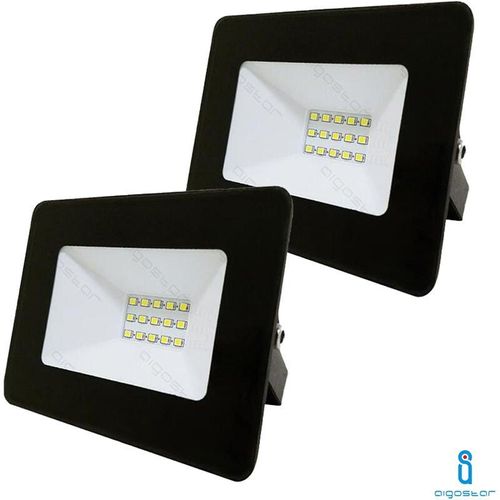 0664213399292 - Led-Strahler Smd 10w Slim Outdoor Ip65 4000k Natürliches Licht 2 Stück