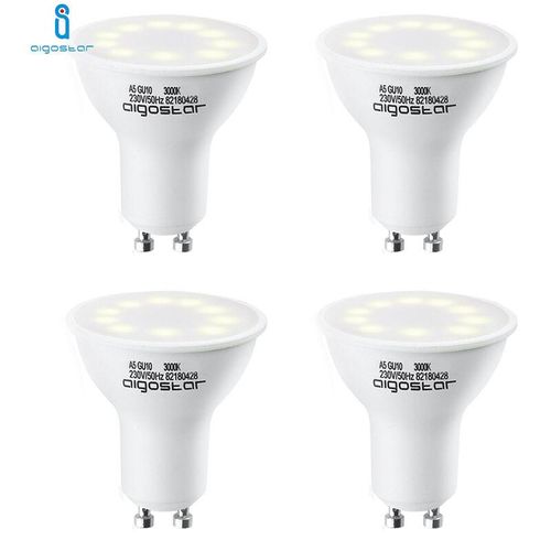 0664213402725 - Aigostar - led glühbirne GU10 8W 3000K warmweiss a+ 560LM 120° breitstrahlend 4 stück