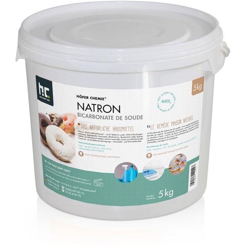 4250463120098 - Höfer Chemie Gmbh - 5 kg Natron Backsoda Natriumhydrogencarbonat in Lebensmittelqualität