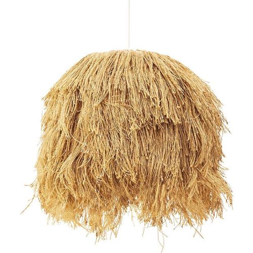 5056667060104 - Privatefloor - Jute-Deckenlampe - Boho-Bali-Design-Hängelampe - Lien Naturfarben - Jute - Naturfarben