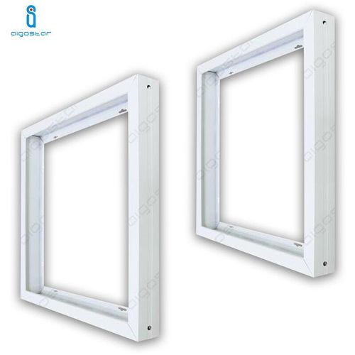 0664213400806 - Aigostar - quadratischer rahmen für led-panel 60x60 cm rahmenstütze 2 stücke