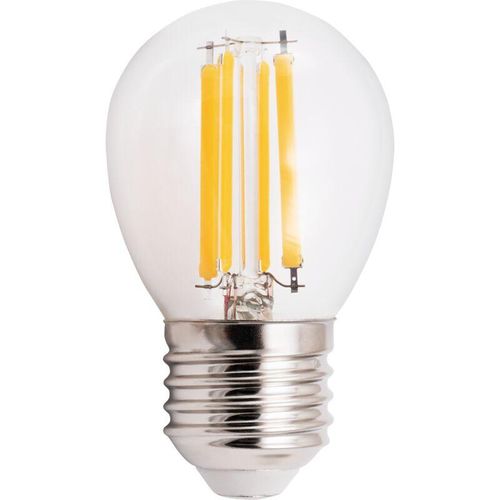 4250967331457 - Mcshine - led Filament Tropfenlampe Filed E27 6W 820 lm warmweiß klar