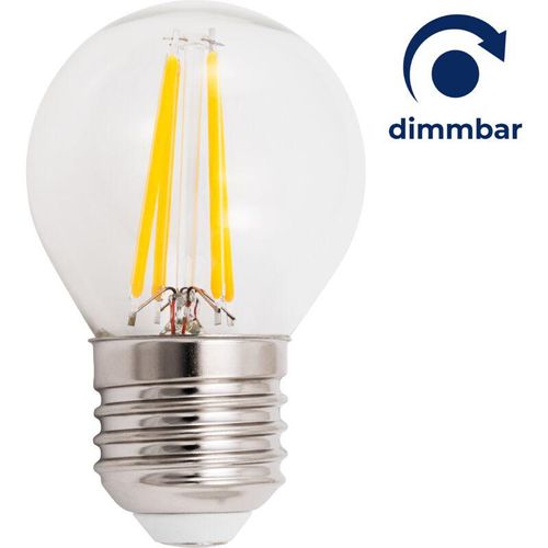 4250967331884 - Mcshine - led Filament Tropfenlampe Filed E27 6W 600lm warmweiß dimmbar