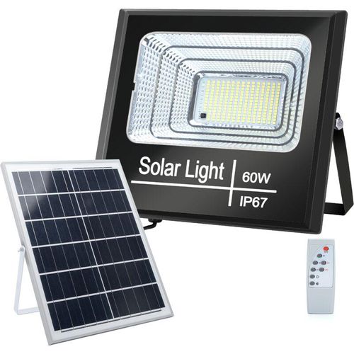 8433325211882 - Aigostar - 60W led solar power spotlight mit aigos fernbedienung dämmerungspanel