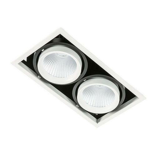 5900644326526 - Vertico Double 4000K - Moderne technische LED-Deckeneinbau weiß schwarz kühlweiß 4000K 3045lm - Italux