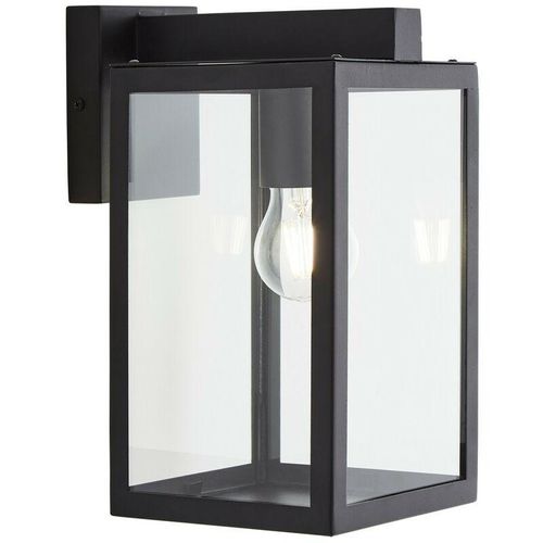 5020024708398 - Forum Lighting - Forum Hestia Außenwandlaterne mit Glasscheibe Schwarz IP44