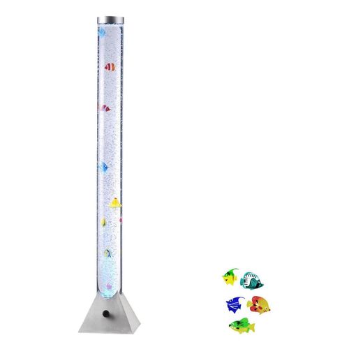 4059157040502 - Leuchtendirekt - rgb led Farbwechsel Wasser Lampe rund Fische bunt Stand Leuchte Dekoration Sprudel Säule sparsam