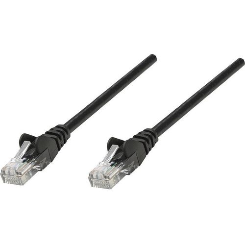 0766623320757 - 320757 RJ45 Netzwerkkabel Patchkabel cat 5e u utp 200 m Schwarz 1 St - Intellinet