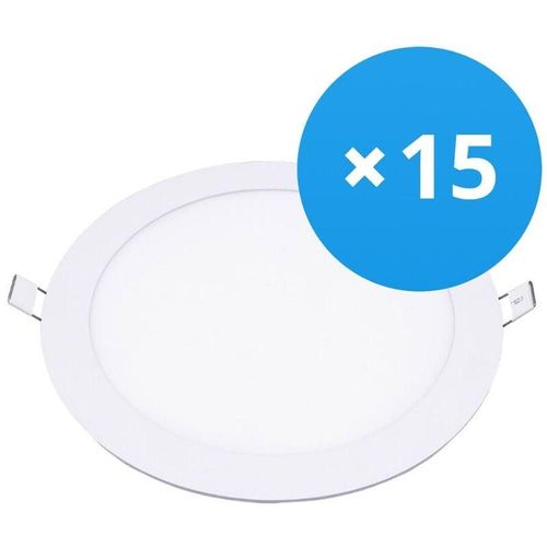 8719157048033 - Mehrfachpackung 15x led Downlight UltraSlim 15W 1200lm 110D - 840 Kaltweiß 190mm - Ausschnitt 175mm - 4000K - Kaltweiß
