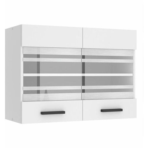 5904316249540 - Hängeschrank Küche Küchenschränke sgw Breite 80 cm Oberschrank mit 2 Türen Küchenhängeschränke Wandschrank Hängend Weiß matt - Belini